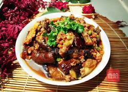 肉沫豌豆炖茄子的做法图解17