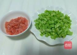 豆角炒肉丁的做法图解2