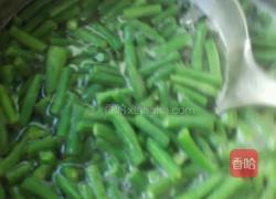 长豆角炒肉末菠菜鸡蛋汤的做法图解5
