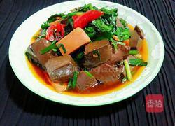 韭菜毛血旺的做法图解9