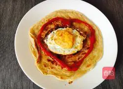 Illustration of homemade hand-bake omelette 6