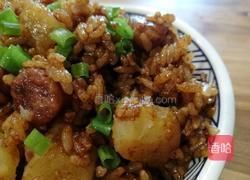 腊味土豆焖饭的做法图解4