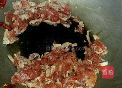 韭菜苔炒肉丝的做法图解4