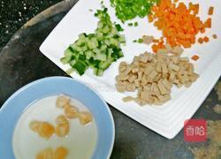 瑶柱火腿肠炒饭的做法图解2