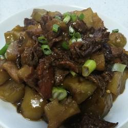土豆炖茄子干