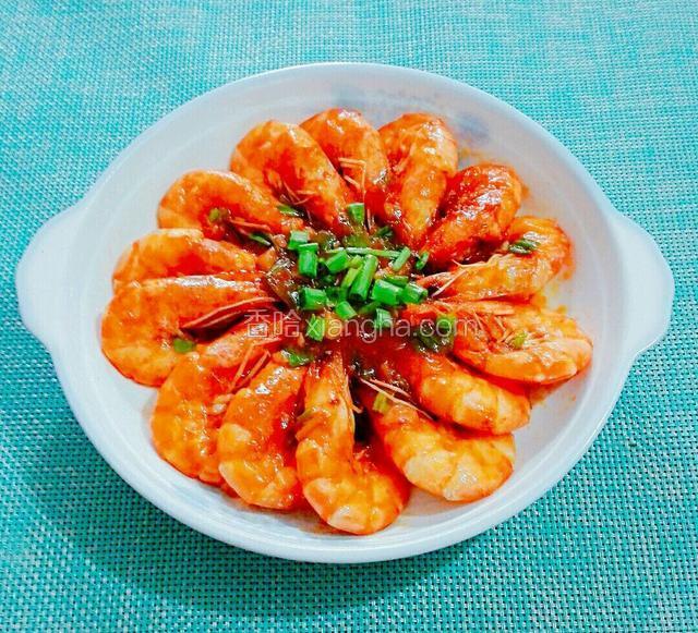 番茄酱焖对虾