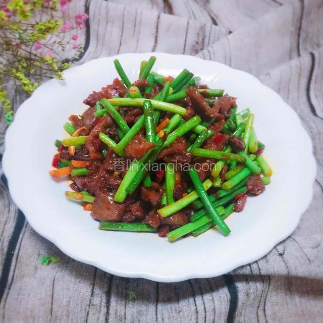 蒜薹牛肉