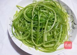 手撕蒜苔的做法图解3