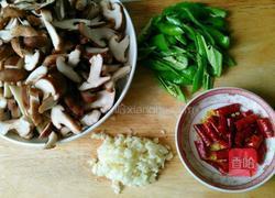 双椒炒香菇的做法图解2