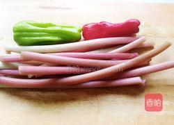 炒糖醋芡实茎的做法图解2