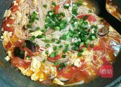 番茄瘦肉香菇鸡蛋面的做法图解8