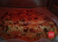 杂蔬火腿披萨的做法图解9