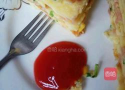 玉米火腿鸡蛋饼的做法图解6