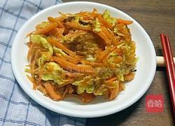 胡萝卜丝炒鸡蛋的做法图解12