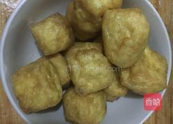 菠菜肉片豆腐泡汤的做法图解2