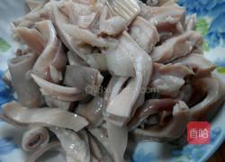 猪肚炒蘑菇的做法图解4