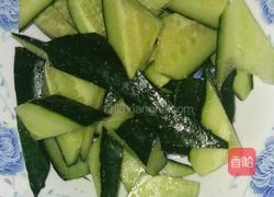 鸭胗拌黄瓜的做法图解3