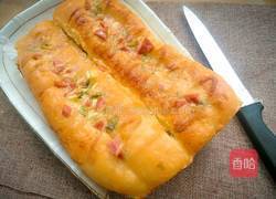 火腿肠葱香面包的做法图解7