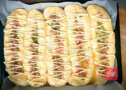 火腿肠葱香面包的做法图解6
