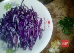 清炒紫甘蓝的做法图解1