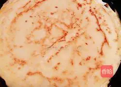 Illustration of how to make ham and egg cake 5