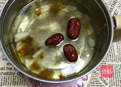 桃胶皂角米雪燕羹的做法图解3