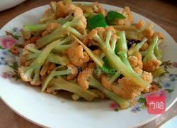 干煸花菜的做法图解9