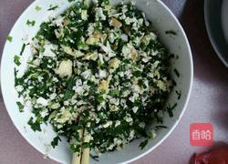 韭菜豆腐鸡蛋包子的做法图解3