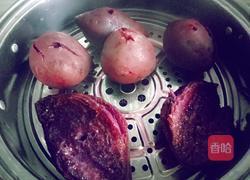 酸奶椰蓉紫薯泥的做法图解2