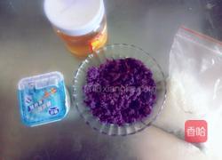酸奶椰蓉紫薯泥的做法图解3