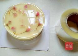 樱花乳酪蛋糕(戚风底)的做法图解13