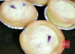Purple Sweet Potato Honey Egg Tart Recipe Illustration 5