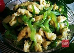 草鸡蛋青椒丝的做法图解10
