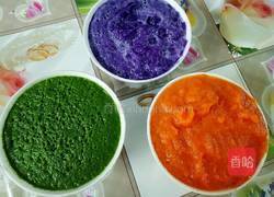 彩色饺子的做法图解3