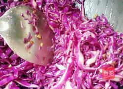 蚝油紫甘蓝的做法图解6