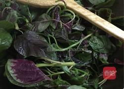 豆酱紫苋菜的做法图解5