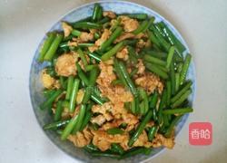 蒜薹炒鸡蛋的做法图解4