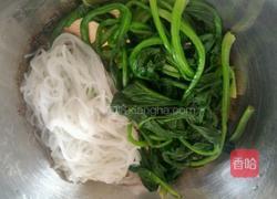 粉丝拌菠菜的做法图解7