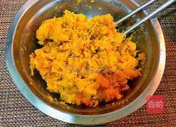 咸蛋黄肉松青团的做法图解7