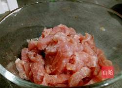 苋菜杆子炒肉的做法图解3