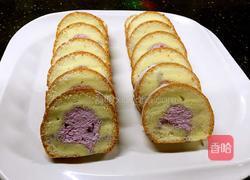 蓝莓戚风卷的做法图解12