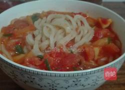 浓香茄汁儿鱼面的做法图解9