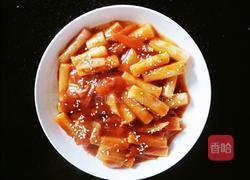 辣白菜炒年糕的做法图解7