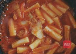 辣白菜炒年糕的做法图解6