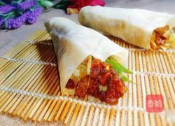 京酱肉丝卷饼的做法图解17