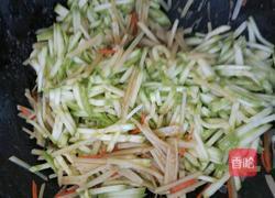 胡麻油炒三丝的做法图解6