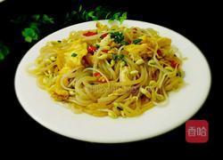 豆芽炒粉的做法图解11