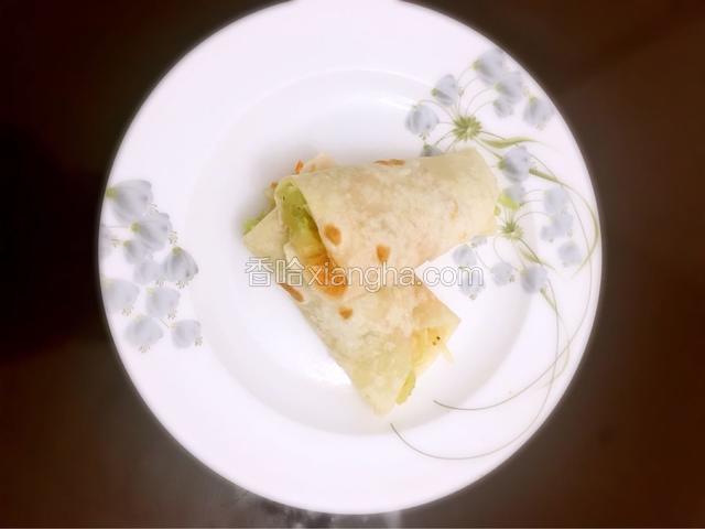 美味的软饼卷菜完成啦！