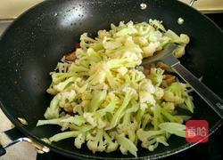 五花肉菜花香锅的做法图解9