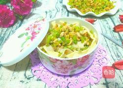 蒜苔肉丁打卤面的做法图解11